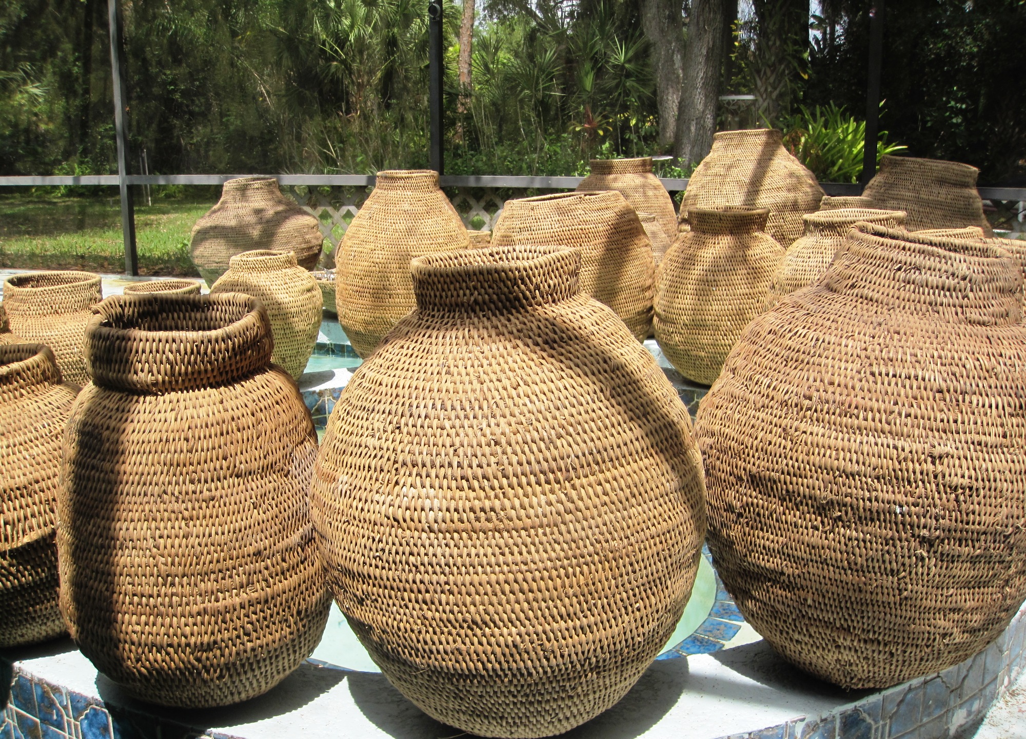 Buhera Tall baskets - Size: 16" - 18"